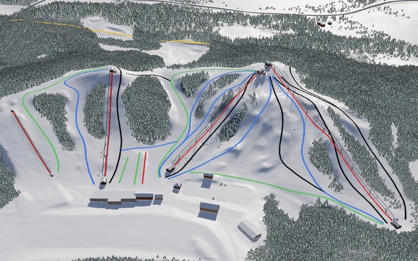 Andes Tower Hills 3D trail map