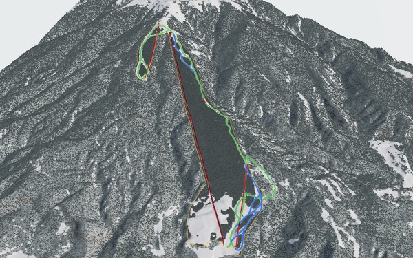 Ani Ski Resort 3D trail map