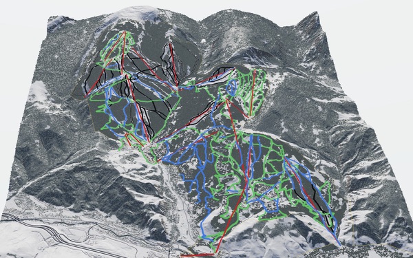 Beaver Creek Resort 3D trail map