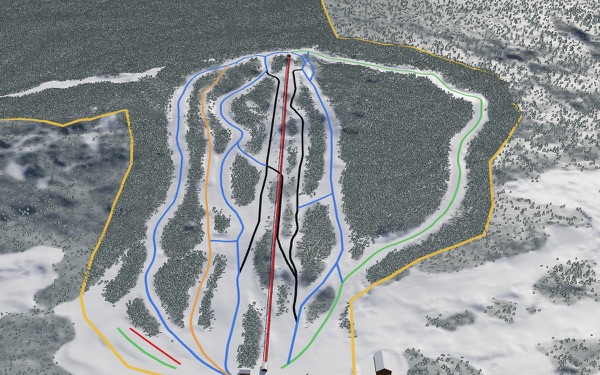 Ben Eoin 3D trail map