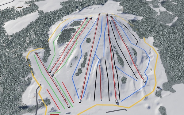 Bittersweet 3D trail map