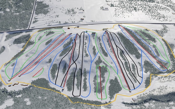 Brimacombe 3D trail map