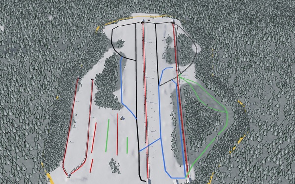 Campgaw Mountain Reservation 3D trail map