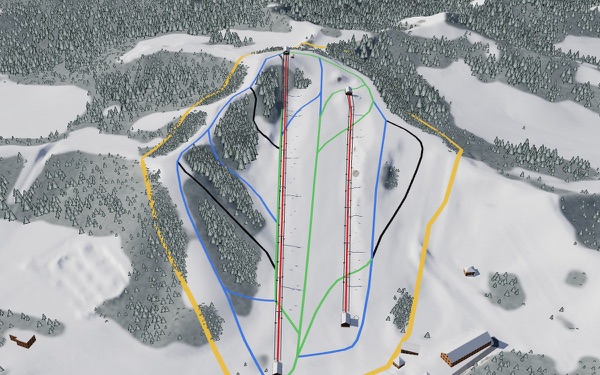 Crescent Hill 3D trail map