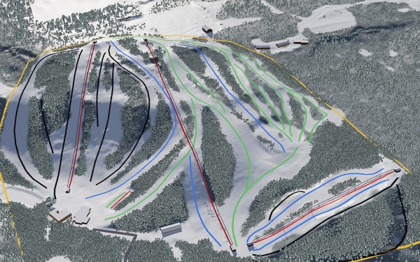 Devil's Glen Country Club 3D trail map