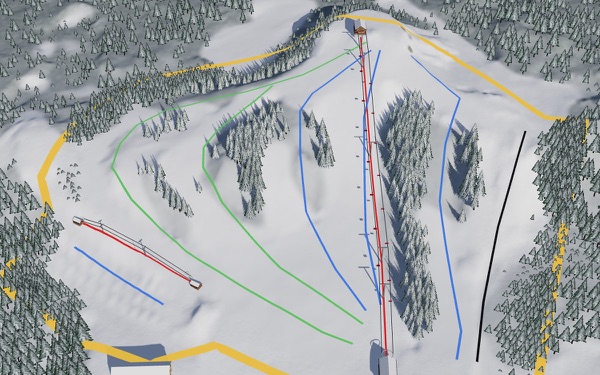 Do-Mi-Ski Ski Area 3D trail map