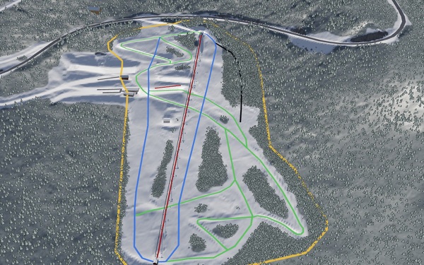 Echo Mountain Park 3D trail map