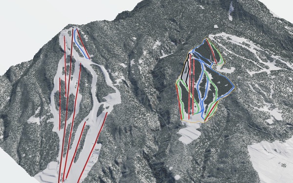 Edelweiss Ski Resort 3D trail map