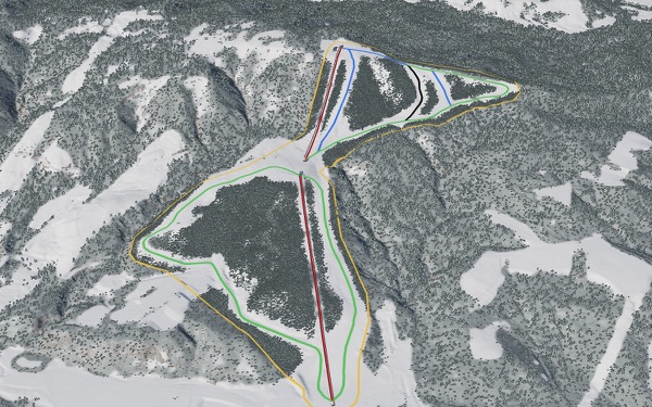 Greenpia Onuma 3D trail map