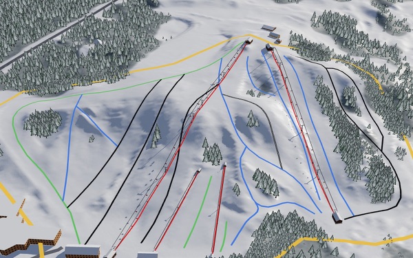Hockley Valley Resort 3D trail map