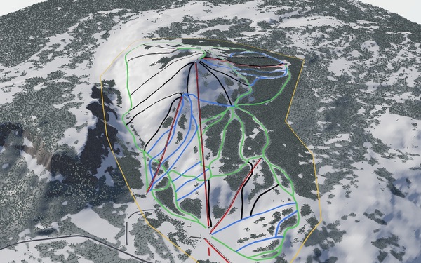 Hoodoo 3D trail map