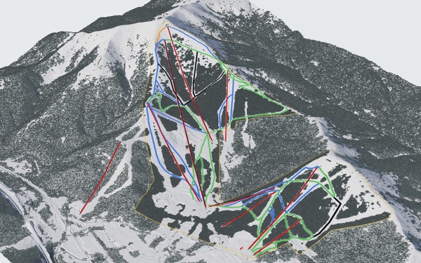 Hoshino Resorts Tomamu 3D trail map