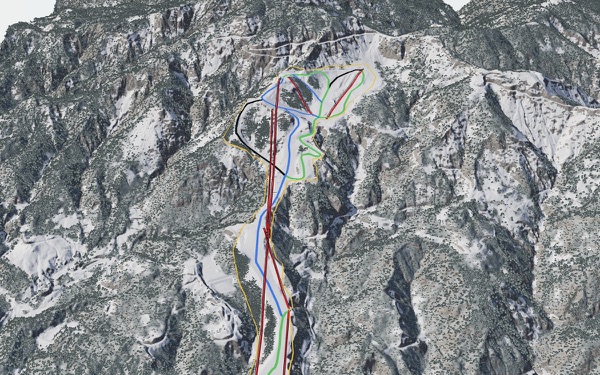 IOX-AROSA 3D trail map
