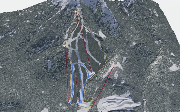 Iwanai Resort 3D trail map