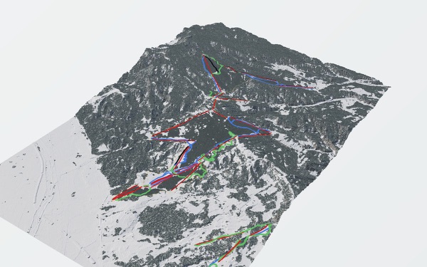 Joetsu Kokusai Ski Resort 3D trail map