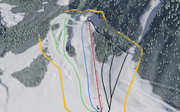 Kendall Mountain Recreation Area 3D trail map