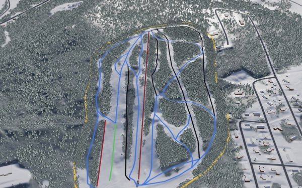 Lonesome Pine Trails 3D trail map