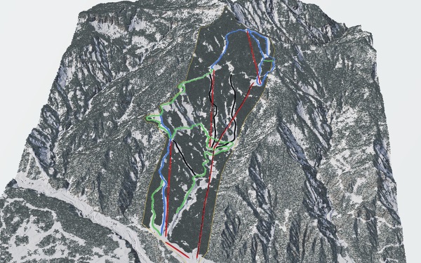 Lotte Arai Resort 3D trail map