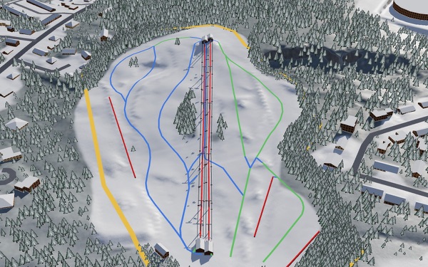 McIntyre Ski Area 3D trail map