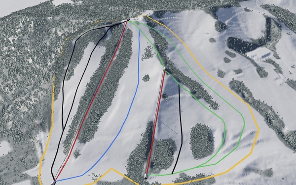 Memuro 3D trail map