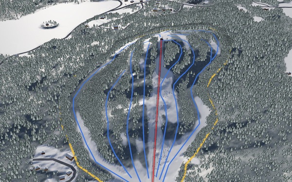Mont-Avalanche 3D trail map