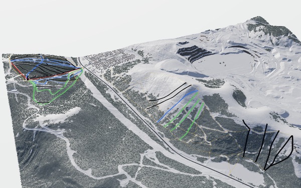 Mont York 3D trail map