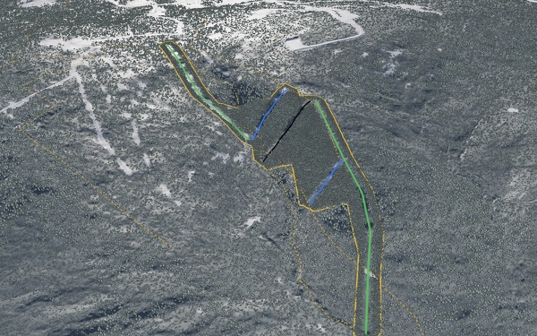 Montagne Grande-Coulée – Parc des Appalaches 3D trail map