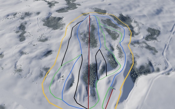 Mount Joy 3D trail map