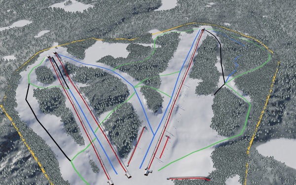 Mount Pakenham 3D trail map