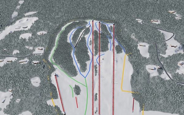 Mount Southington 3D trail map