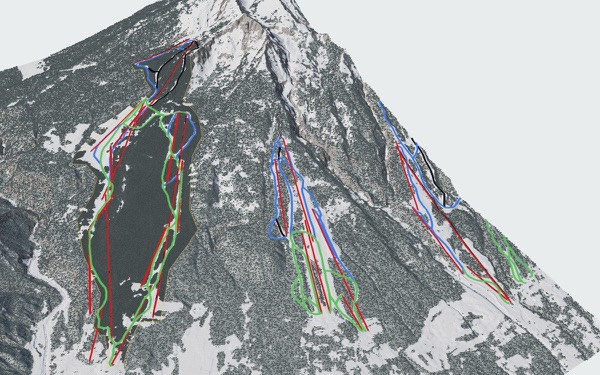 Myoko Suginohara Ski Resort 3D trail map