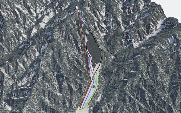 NINOX SNOW PARK 3D trail map