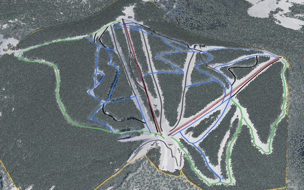 Plattekill Mountain 3D trail map