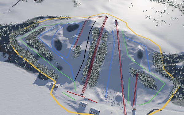 Rabbit Hill Snow Resort 3D trail map