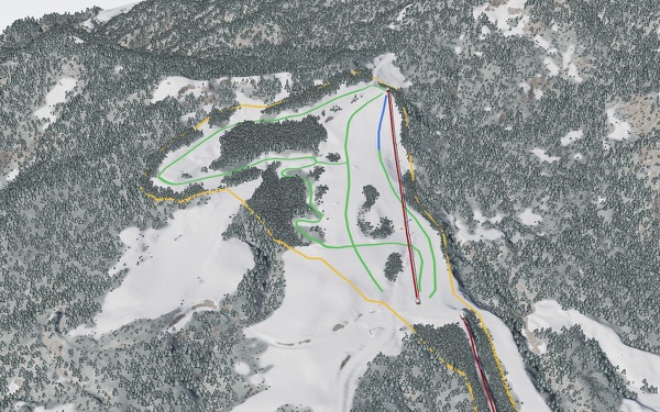 Sannokura 3D trail map