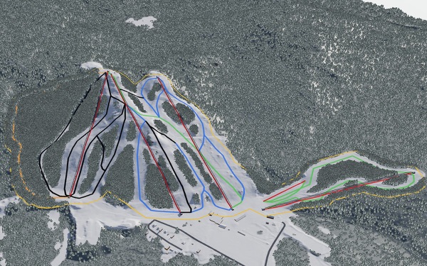 Searchmont Resort 3D trail map