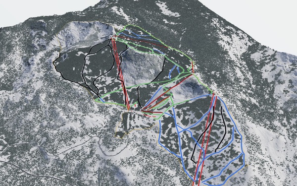 Sierra-at-Tahoe 3D trail map