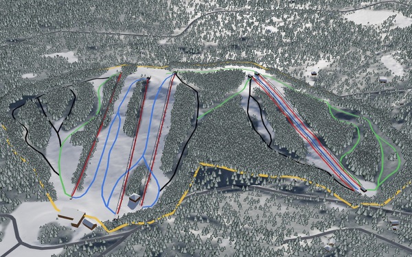 Sir Sam's 3D trail map