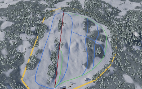 Spring Lake 3D trail map