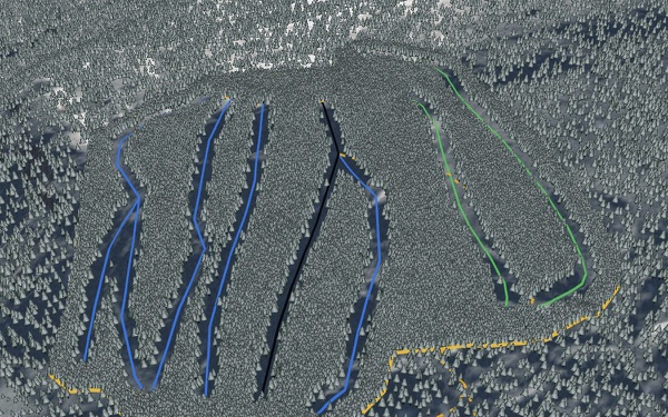 St-Alex-Ski 3D trail map