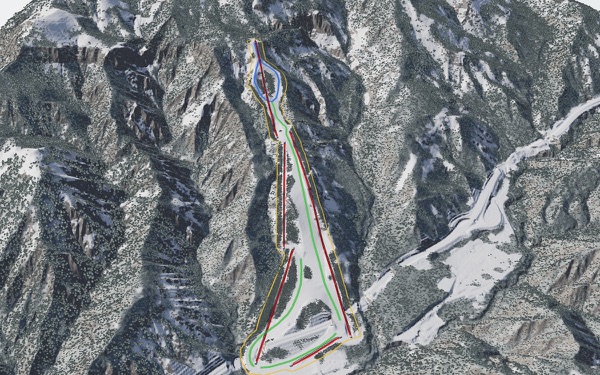 St. Mary 3D trail map