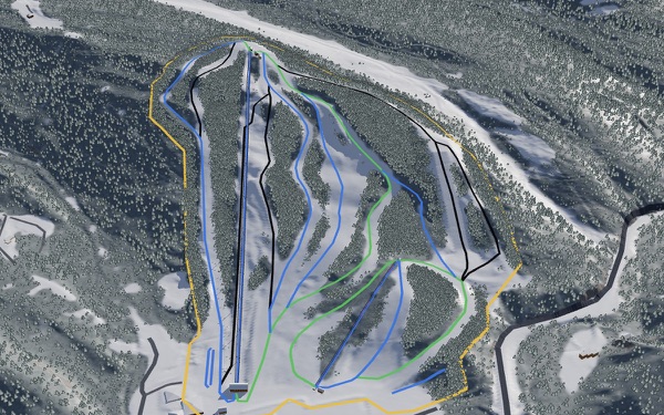 Sugarloaf Provincial Park 3D trail map
