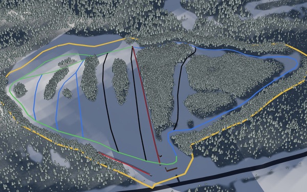 Summit Lake Ski & Snowboard Area 3D trail map