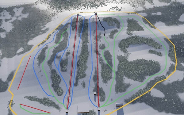 Table Mountain Regional Park 3D trail map