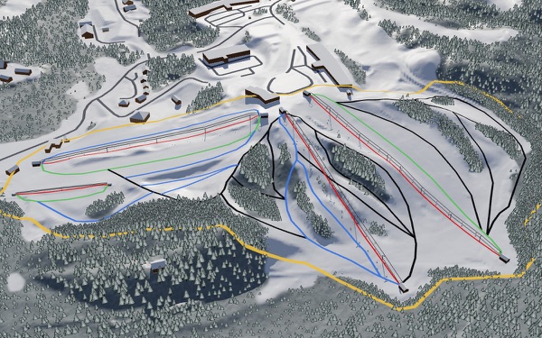 Treetops Sylvan Resort 3D trail map