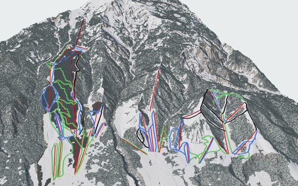 Tsugaike-Kogen Ski Resort 3D trail map