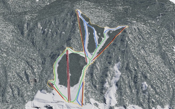 Utopia Saioto 3D trail map