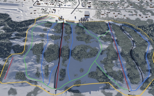 Vista Ridge 3D trail map